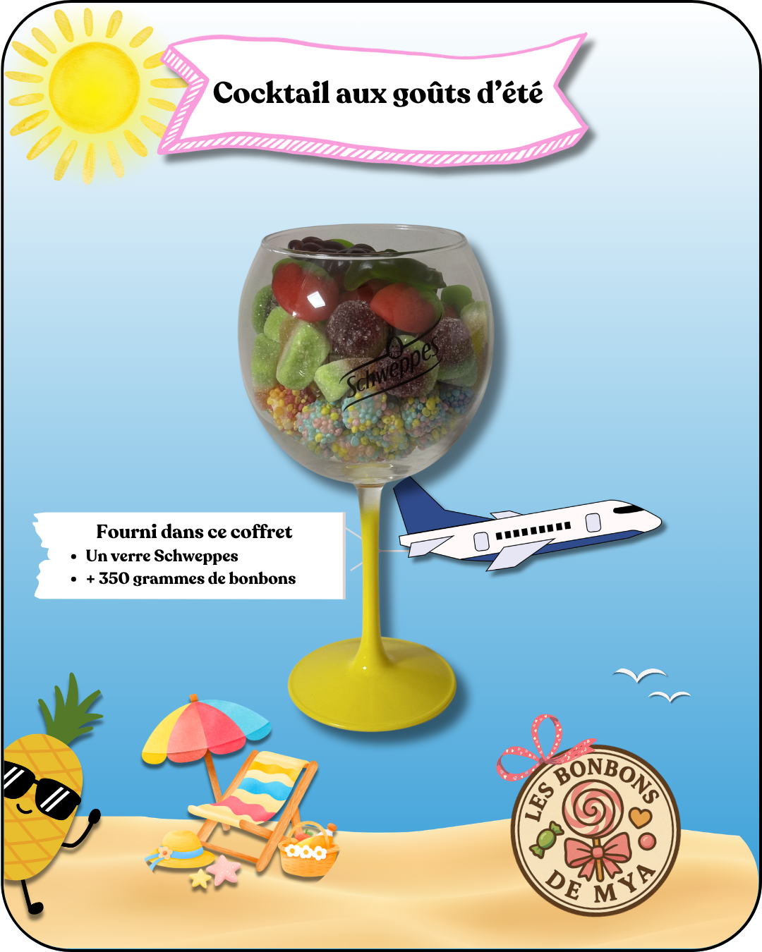 Cocktail aux goûts d'été