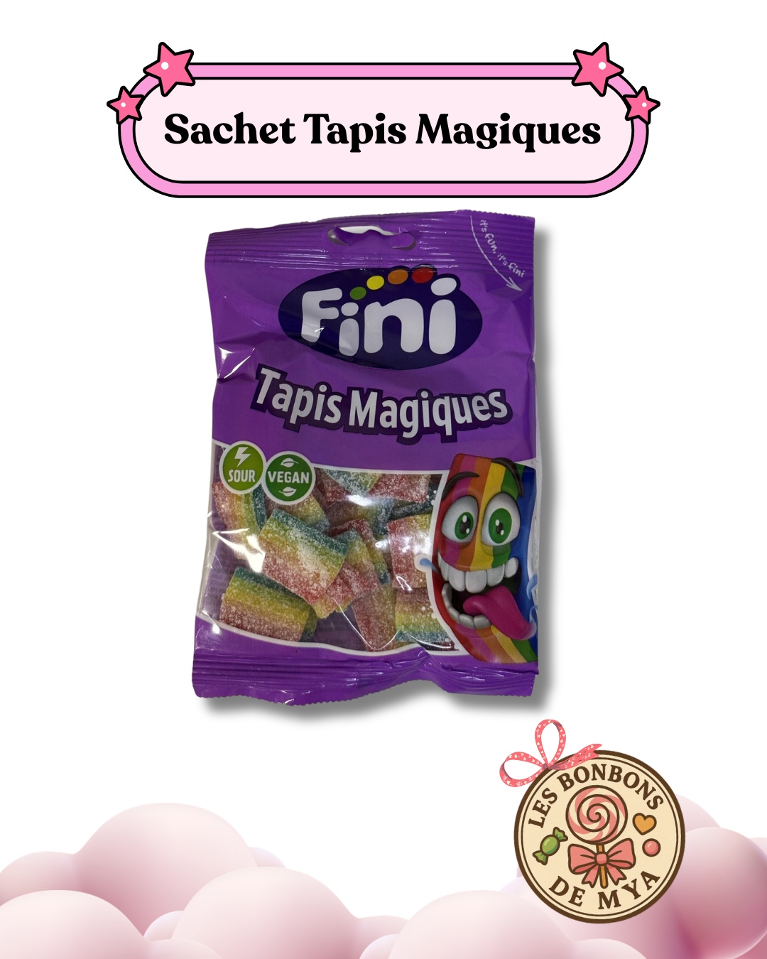 Sachet kisses tapis magique